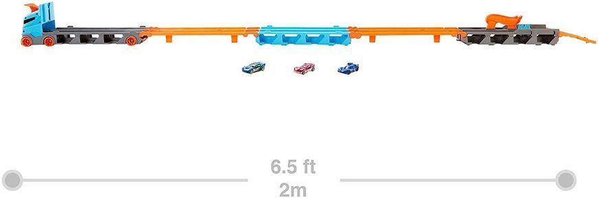 Грузовик транспортер автотрек Хот Вилс Hot Wheels Speedway Hauler GVG37 GVG37 фото