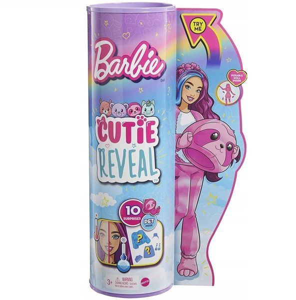 Кукла Барби Сюрприз Милый Ленивец &mdash; Barbie Cutie Reveal Sloth (HJL59) HJL59 фото