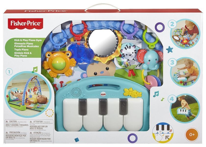 Розвивальний килимок 3-в-1 Піаніно Fisher Price BMH49 BMH49 фото