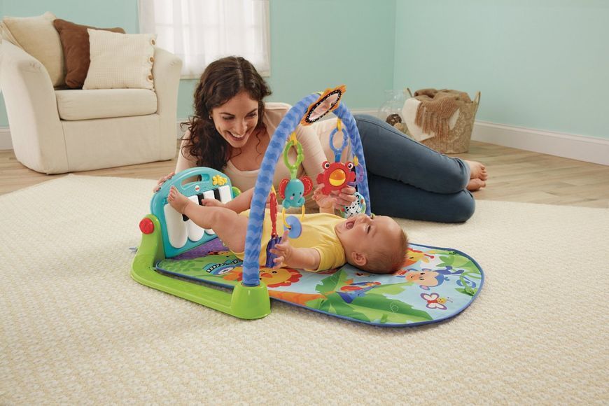 Розвивальний килимок 3-в-1 Піаніно Fisher Price BMH49 BMH49 фото