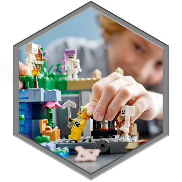Конструктор LEGO Minecraft 21189 Підземелля скелета 21189 фото