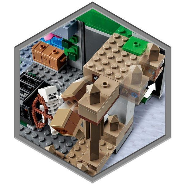 Конструктор LEGO Minecraft 21189 Підземелля скелета 21189 фото