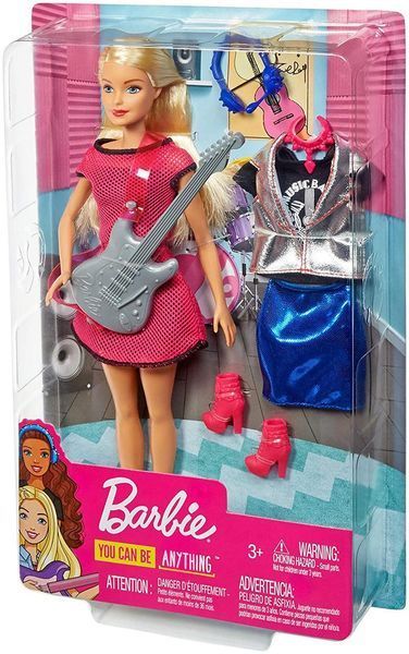 Лялька Барбі Рок-зірка Музикант з аксесуарами &mdash; Barbie Musician (GDJ34) GDJ34 фото
