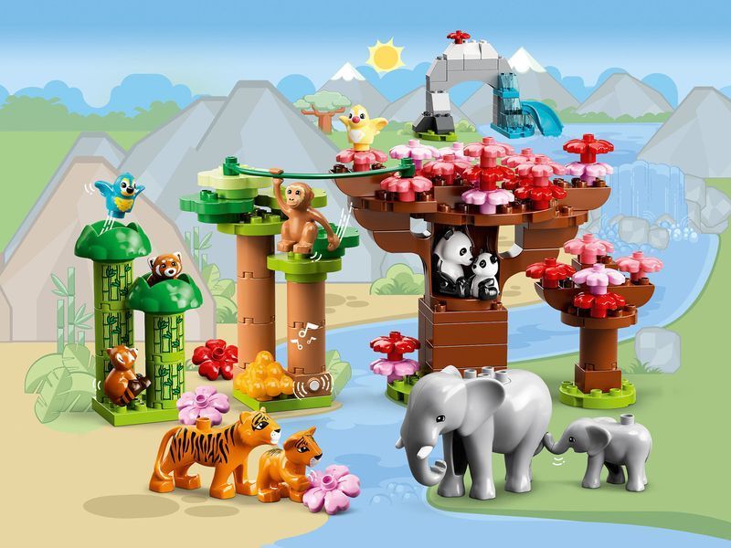 Конструктор LEGO Duplo 10974 Дикі тварини Азії 10974 фото