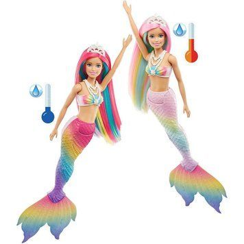 Лялька Барбі Русалонька міняє колір &mdash; Barbie Dreamtopia Rainbow Mermaid (GTF89) GTF89 фото