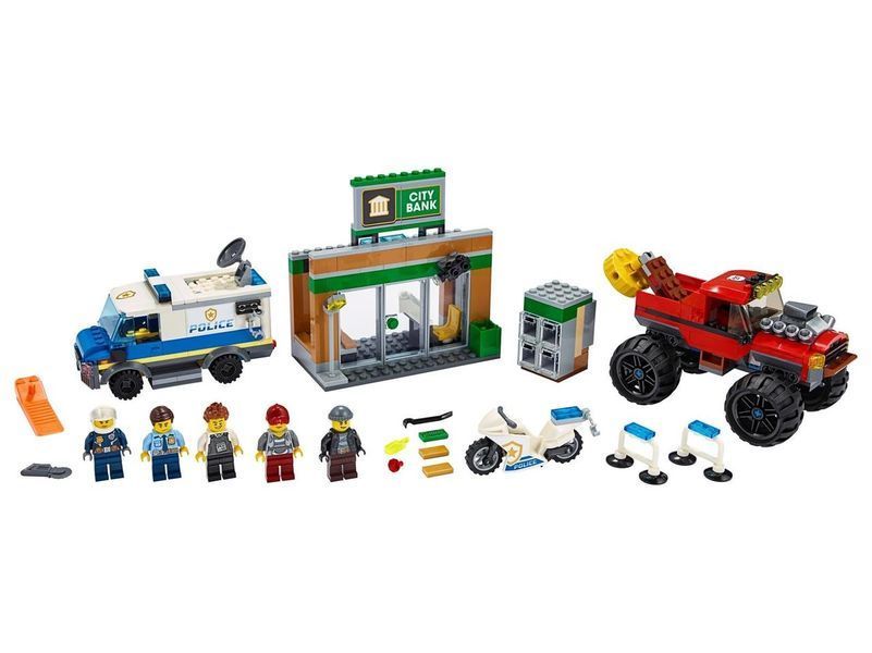 Конструктор LEGO City 60245 Ограбление полицейского монстр-трака 60245 фото
