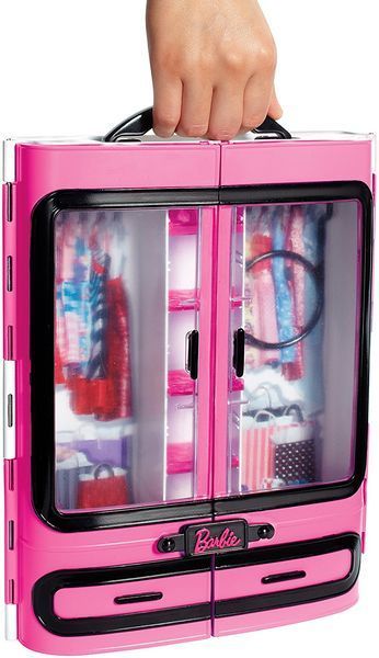 Ігровий набір Шафа-валіза Барбі Рожевий &mdash; Barbie Fashionistas Closet (DMT57) DMT57 фото