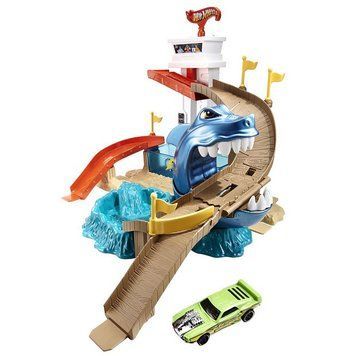 Автотрек Хот Вілс Акула Hot Wheels Sharkport BGK04 BGK04 фото