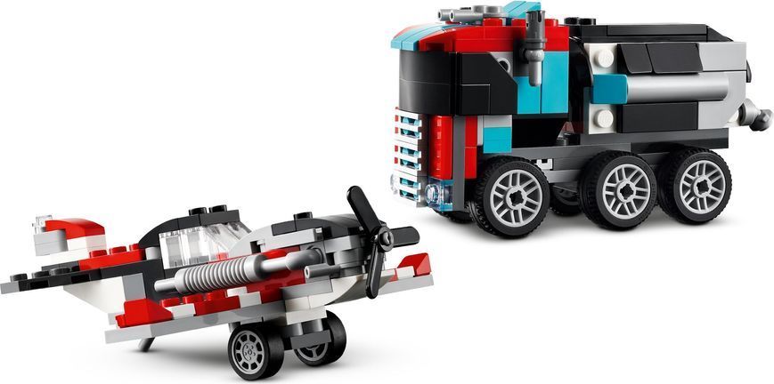 Конструктор LEGO Creator 31146 Вантажівка з платформою та гелікоптер 31146 фото
