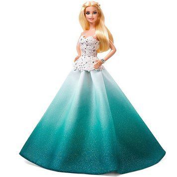 Колекційна лялька Барбі Святкова 2016 в бірюзовому &mdash; Barbie Holiday (DGX98) DGX98 фото