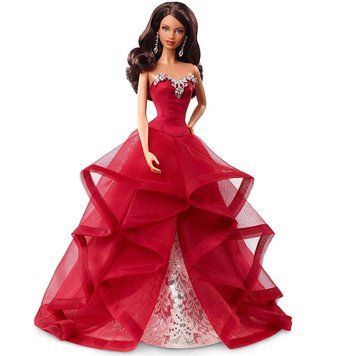 Коллекционная кукла Барби Праздничная 2015 Брюнетка &mdash; Barbie Holiday (CHR78) CHR78 фото