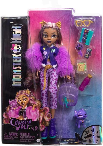 Лялька Monster High Клодін Вульф Базова Оновлена Покоління 3 &mdash; Clawdeen Wolf Core Refresh G3 (HRP65) HRP65 фото