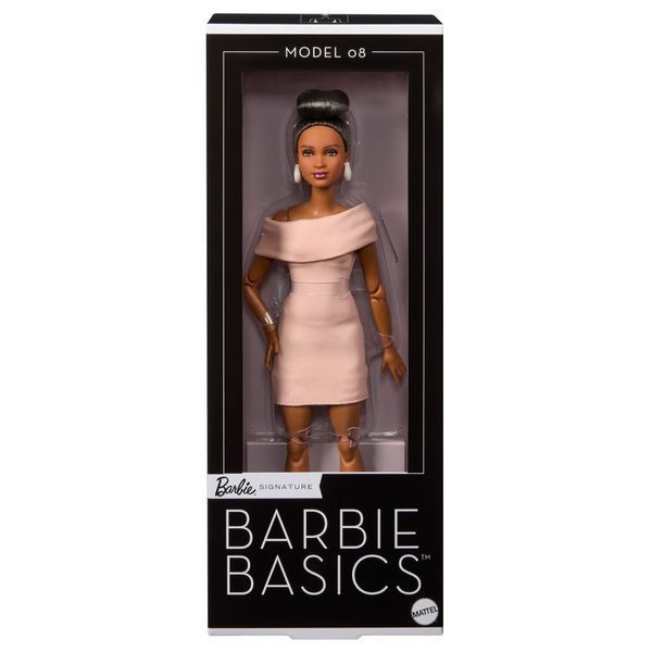Колекційна лялька Barbie Basics Model 08 &mdash; Мініатюрна брюнетка в бежевому (JJX27) JJX27 фото