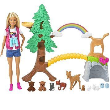 Лялька Барбі Дослідник дикої природи з фігурками тварин &mdash; Barbie Wilderness Guide (GTN60) GTN60 фото