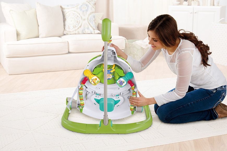 Стрибунки крісло-стрибунці Веселі друзі Fisher Price Friends Spacesaver CHN44 CHN44 фото
