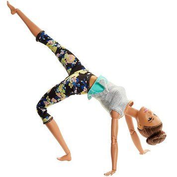 Лялька Барбі Йога Безмежні рухи брюнетка &mdash; Barbie Made to Move (FTG82) FTG82 фото