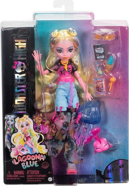 Лялька Monster High Лагуна Блю Базова Оновлена Покоління 3 &mdash; Lagoona Blue Core Refresh G3 (HXH75) HXH75 фото