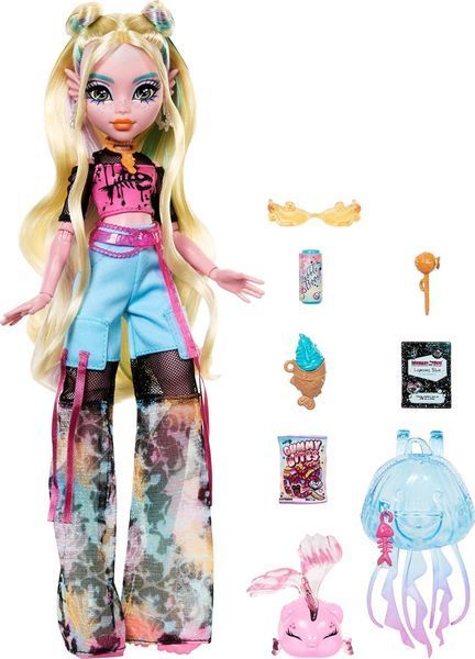 Лялька Monster High Лагуна Блю Базова Оновлена Покоління 3 &mdash; Lagoona Blue Core Refresh G3 (HXH75) HXH75 фото