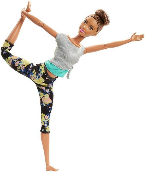Лялька Барбі Йога Безмежні рухи брюнетка &mdash; Barbie Made to Move (FTG82) FTG82 фото