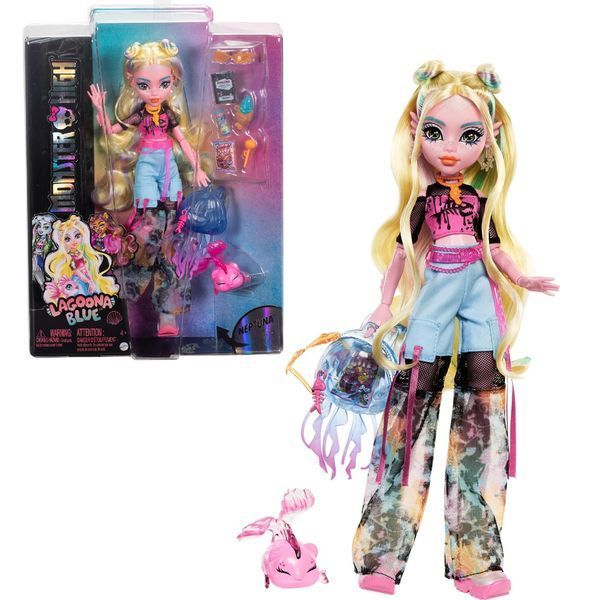 Лялька Monster High Лагуна Блю Базова Оновлена Покоління 3 &mdash; Lagoona Blue Core Refresh G3 (HXH75) HXH75 фото