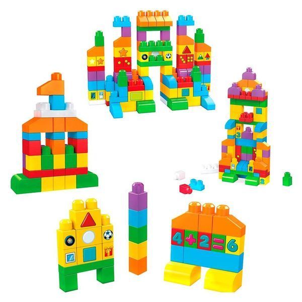 Конструктор Mega Bloks Давайте вчитися 150 деталей FVJ49 FVJ49 фото