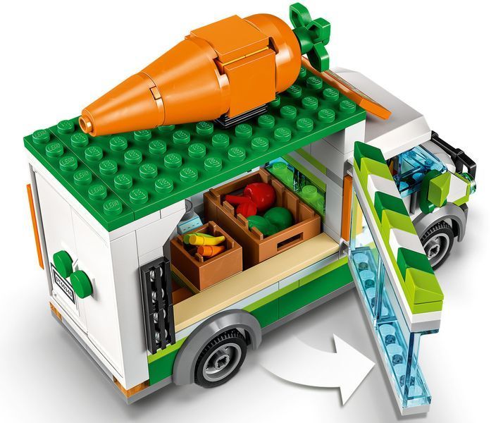 Конструктор LEGO City 60345 Фургон фермерського ринку 60345 фото