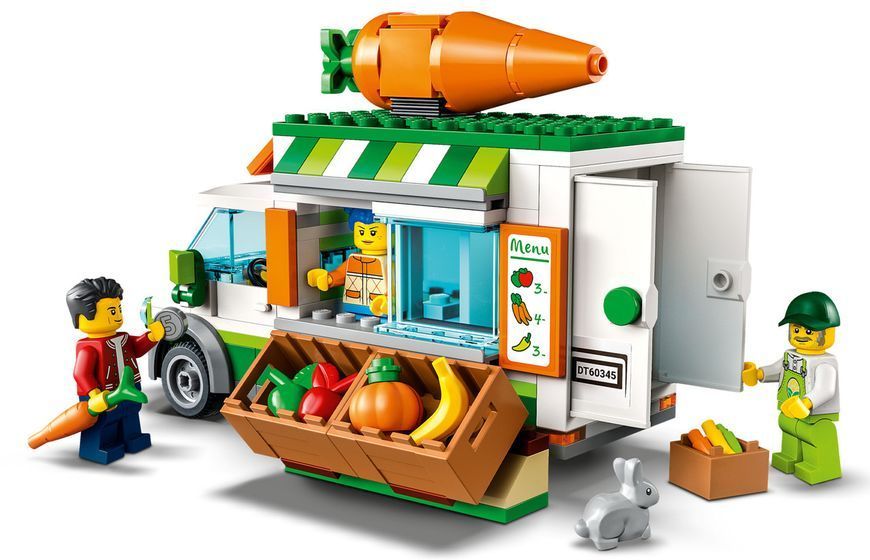 Конструктор LEGO City 60345 Фургон фермерського ринку 60345 фото