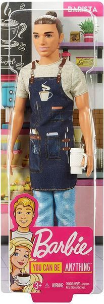 Кукла Барби Кен Бариста Карьера &mdash; Barbie Careers Ken Barista (FXP03) FXP03 фото