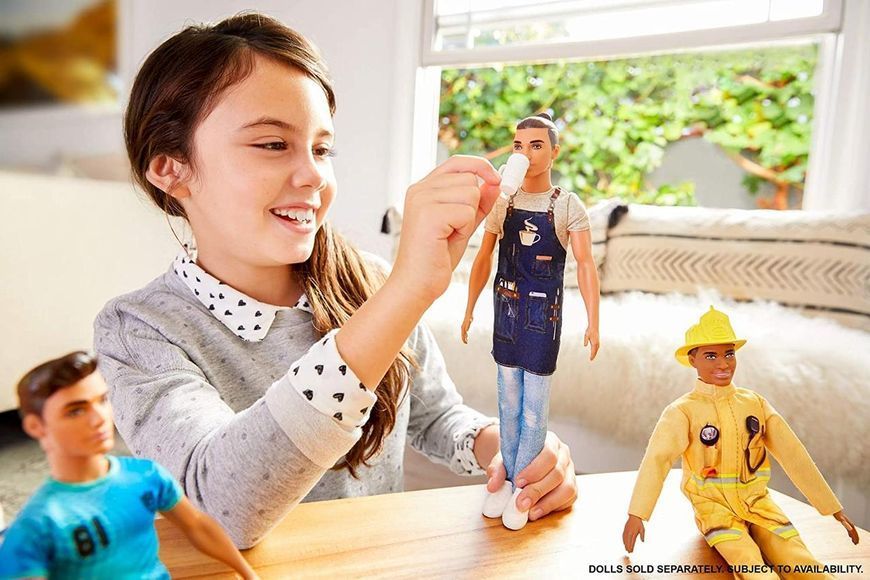Кукла Барби Кен Бариста Карьера &mdash; Barbie Careers Ken Barista (FXP03) FXP03 фото