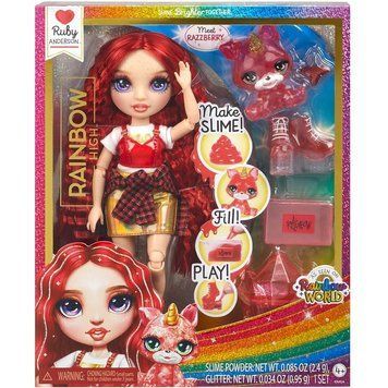Кукла Рейнбоу Хай Руби со Слаймом и питомцем Rainbow High Ruby Slime Kit and Pet 503163 503163 фото