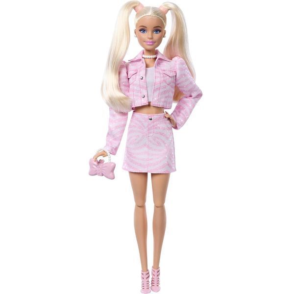 Лялька Barbie Deluxe Style #9 у рожевому джинсовому костюмі в стилі Барбікор (JJN69) JJN69 фото