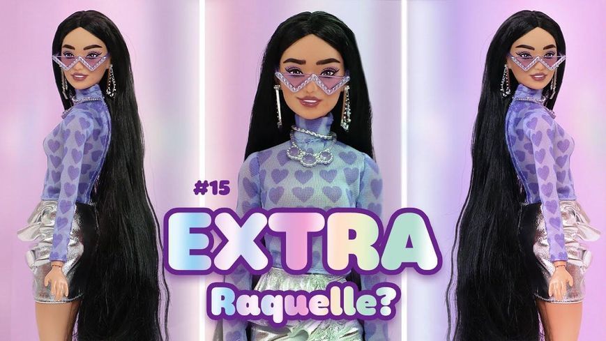 Лялька Barbie Extra #15 &mdash; Брюнетка у сріблястому вбранні (HHN07) HHN07 фото