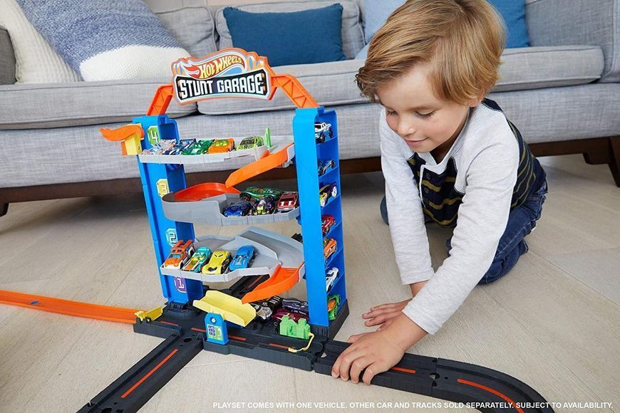 Автотрек Хот Вілс Трюковий гараж Hot Wheels Stunt Garage GNL70 GNL70 фото