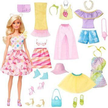 Лялька Барбі з колекцією одягу та аксесуарів &mdash; Barbie Fashion Set (GFB83) GFB83 фото