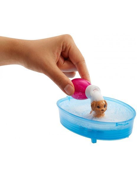 Лялька Барбі Купання цуценят &mdash; Barbie Bathtime Pups (GDJ37) GDJ37 фото