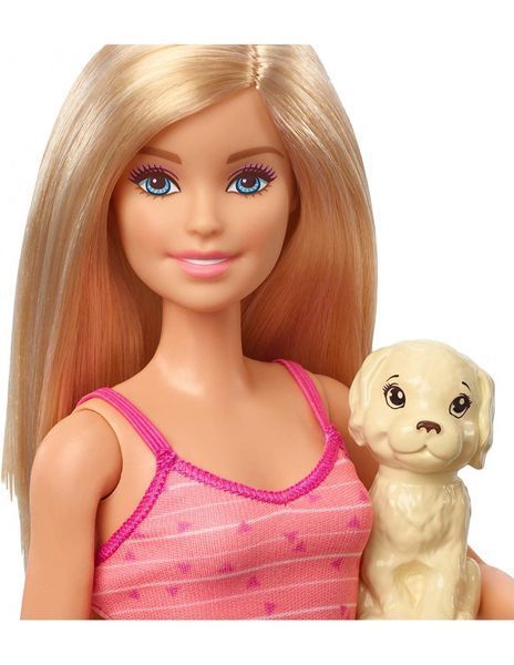 Лялька Барбі Купання цуценят &mdash; Barbie Bathtime Pups (GDJ37) GDJ37 фото