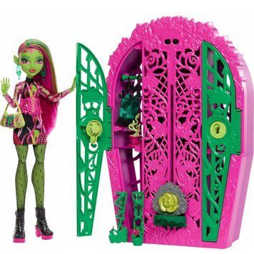 Лялька Monster High Венера МакФлайтрап Шафа з секретами серія 5 &mdash; Venus McFlytrap Skulltimate Secrets (HYT75) HYT75 фото