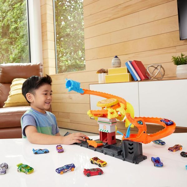 Автотрек Хот Вилс Атака кобры Hot Wheels Pizza Slam Cobra Attack HTN81 HTN81 фото