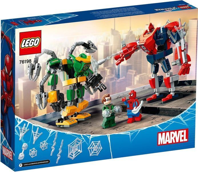 Конструктор LEGO Marvel 76198 Битва роботов: Человек-Паук против Доктора Октопуса 76198 фото