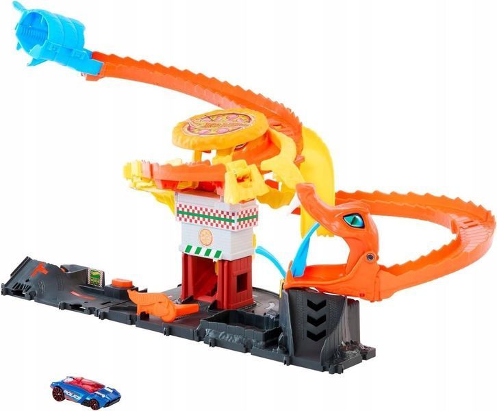 Автотрек Хот Вилс Атака кобры Hot Wheels Pizza Slam Cobra Attack HTN81 HTN81 фото
