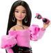 Кукла Barbie Deluxe Style #13 в бархатном топе и виниловой юбке в стиле Барбикор (JJN76) JJN76 фото 3