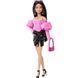 Кукла Barbie Deluxe Style #13 в бархатном топе и виниловой юбке в стиле Барбикор (JJN76) JJN76 фото 1