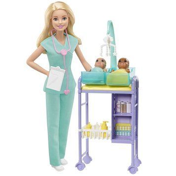 Кукла Барби Педиатр Детский врач &mdash; Barbie Careers Baby Doctor (GKH23) GKH23 фото