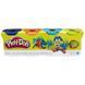 Плей-До набір пластиліну з 4 банок по 112 г. Play-Doh B6509 B6509 фото 1