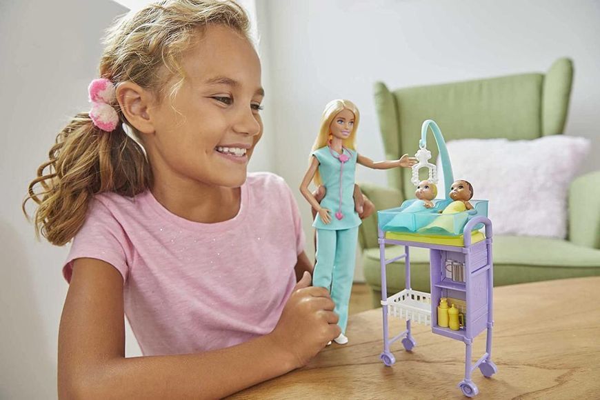 Кукла Барби Педиатр Детский врач &mdash; Barbie Careers Baby Doctor (GKH23) GKH23 фото