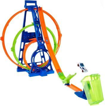 Автотрек Хот Вилс Тройная петля Hot Wheels Triple Loop Kit HMX37 HMX37 фото