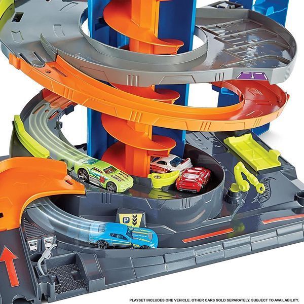 Автотрек Хот Вилс Мегагараж для машинок Hot Wheels Mega Garage GTT95 GTT95 фото