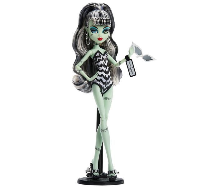 Лялька Monster High Френкі Штейн в образі Барбі &mdash; Frankie Stein x Barbie Skullector (JHK28) JHK28 фото