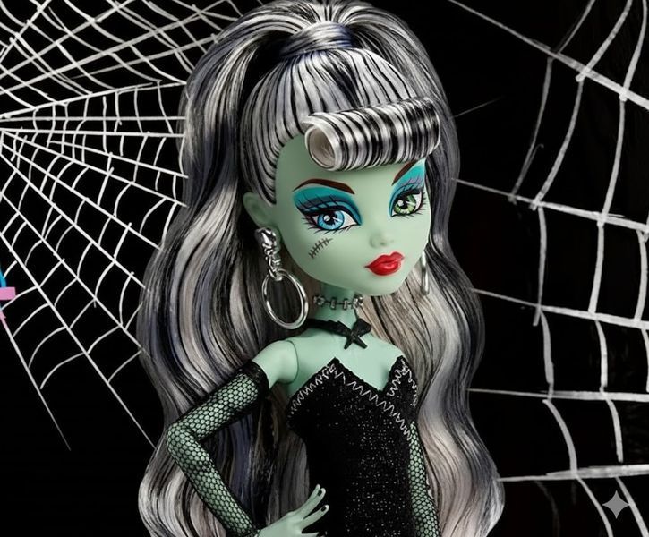 Лялька Monster High Френкі Штейн в образі Барбі &mdash; Frankie Stein x Barbie Skullector (JHK28) JHK28 фото