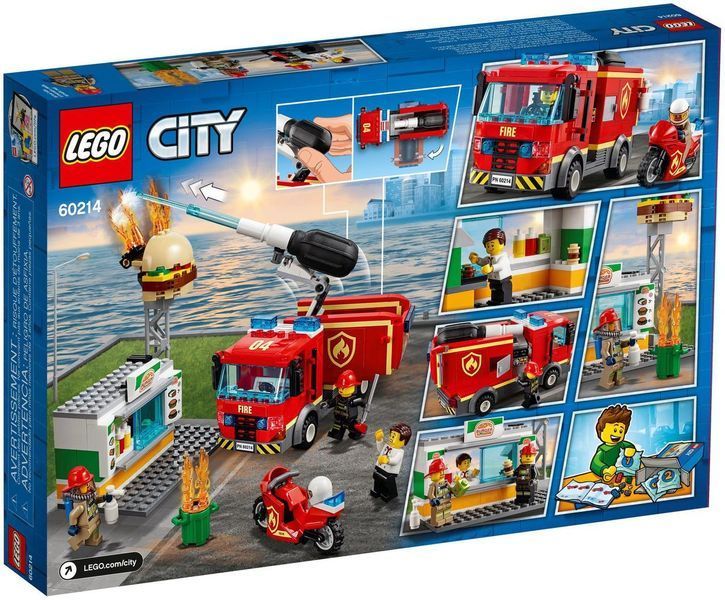 Конструктор LEGO City 60214 Пожежа в бургер-кафе 60214 фото